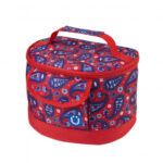 Zuca lunchbox paisley in red