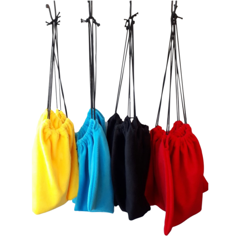 Keltaiset Fleece Luistinpussit