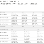 Mondor size chart