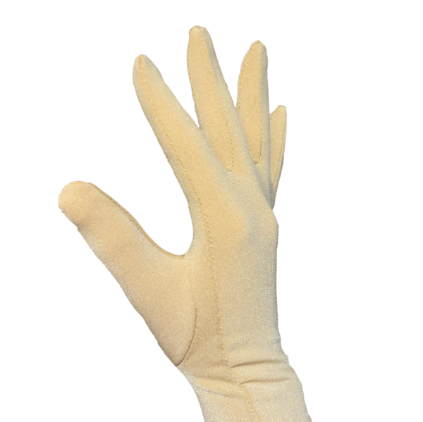 Mondor beige gloves for competitions
