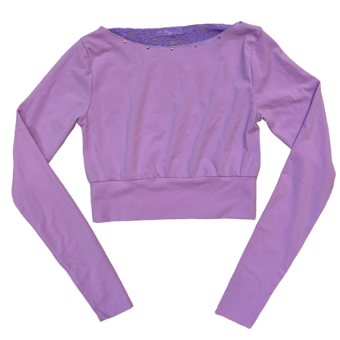 Karisma lila Crop Top