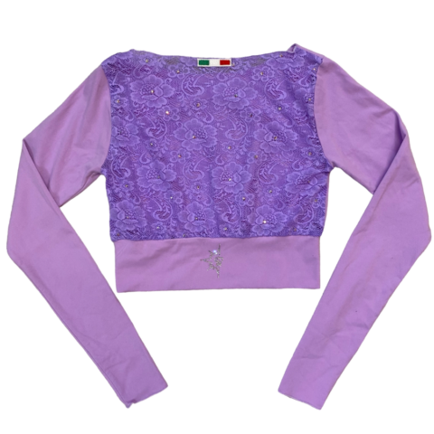 Karisma lila Crop Top