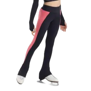 Intermezzo Korkeavyötäroiset koralli/musta harjoitushousut