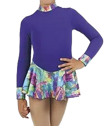 Mondor Lila Polartec Luistelupuku, koko 12-14