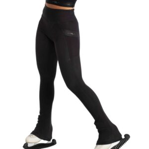 Intermezzo Black Leggings With The Pocket And Over The Heel