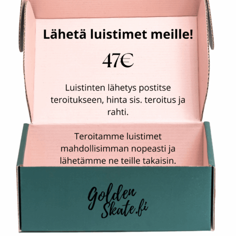 Taitoluistimien lähetys teroitukseen, sisältää: teroitus+ rahdit!