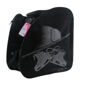 Luistinreppu Kirkkailla Strassi Luistinkoristeilla+teräsuoja-avaimenperä