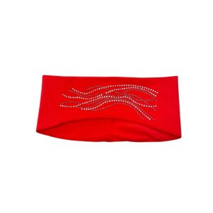 Intermezzo Kirkkaanpunainen Luistelupanta Strassikuviolla, Koko M