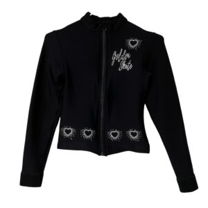 Mondor Polartec Takki, Musta strassikoristelu, Koko 10-12